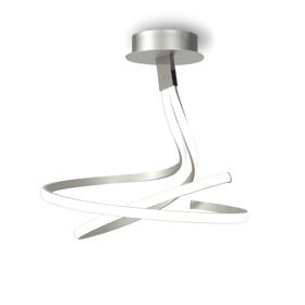 M4998  Nur Silver Semi Flush Dimmable 50W LED